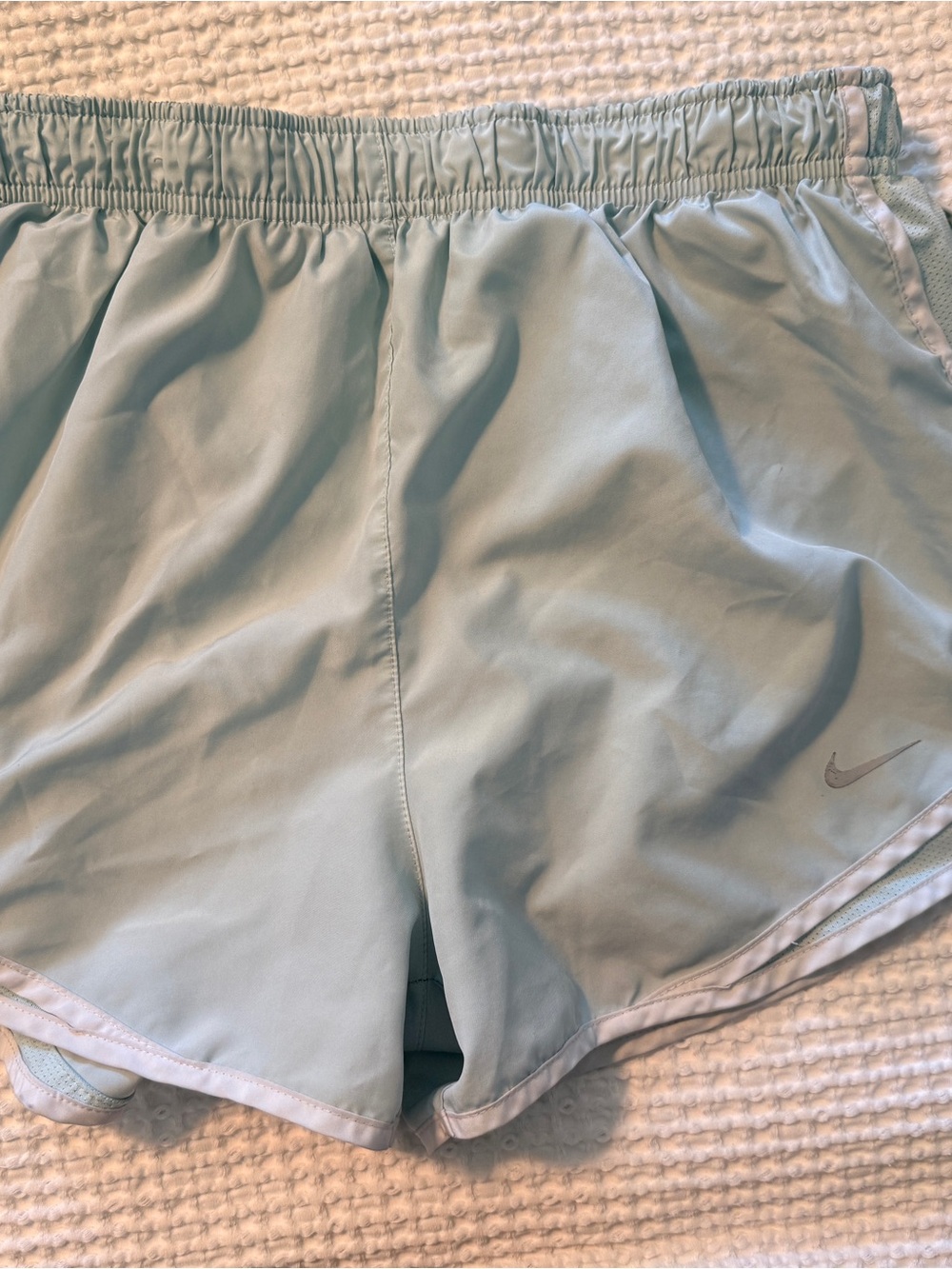 Nike Women’s Pale Blue Athletic Running Shorts
